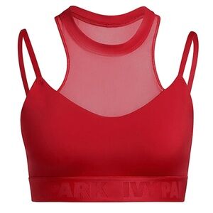 Ivy Park red sports bra